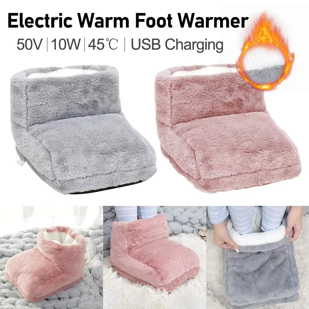 "CozyFeet™ USB Heated Foot Warmer – Ultimate Comfort for Home & Sleep!